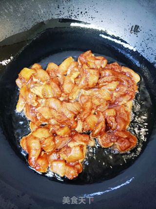 酸爽开胃泡菜萝卜炒鸡脯肉的做法步骤：3