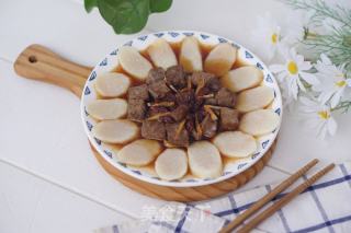 淮山蒸牛肉的做法步骤：9