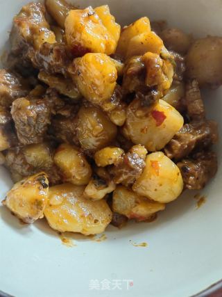 土豆烧牛肉的做法步骤：5