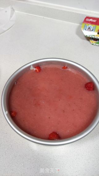 草莓慕斯蛋糕的做法步骤：16