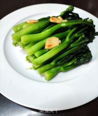生炒芥兰的做法步骤：7
