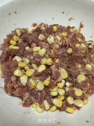 猪肉玉米锅贴的做法步骤：6