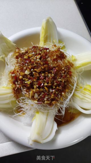 粉丝蒜蓉蒸娃娃菜的做法步骤：11