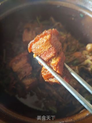 干豆角焖五花肉的做法步骤：7