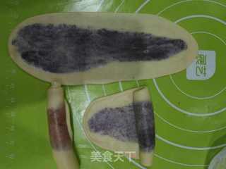 彩色螺旋蛋黄酥的做法步骤：6