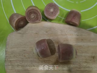 彩色螺旋蛋黄酥的做法步骤：10