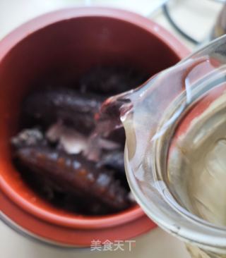 瘦肉海参炖乌鸡的做法步骤：7