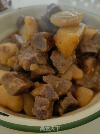 土豆烧牛肉的做法步骤：7