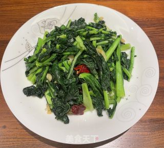 清炒徐州苔菜的做法步骤：3
