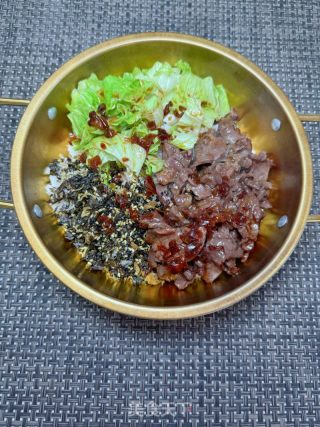 生菜牛肉拌饭的做法步骤：11