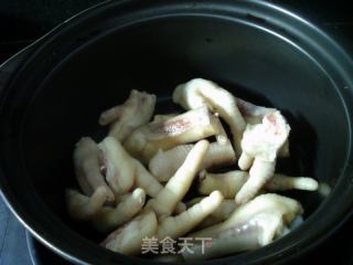 梅干菜豆腐鸡爪煲的做法步骤：8