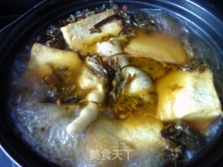 梅干菜豆腐鸡爪煲的做法步骤：12
