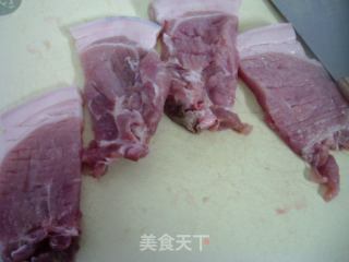 大排烧天菜芯的做法步骤：2