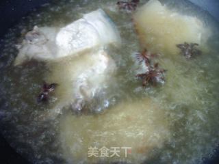 大排烧天菜芯的做法步骤：6