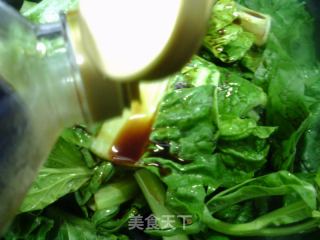 大排烧天菜芯的做法步骤：7