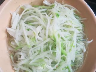 青萝卜丸子的做法步骤：3
