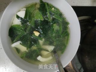 菠菜小白莱汤的做法步骤：5