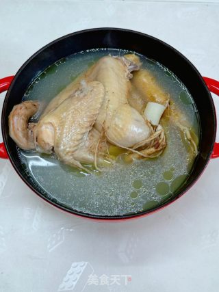 鲜人参鸡汤的做法步骤：9