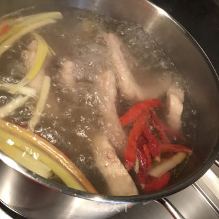 清炖羊后腿肉的做法步骤：6