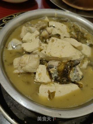 酸菜豆腐鱼的做法