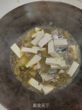 酸菜豆腐鱼的做法步骤：7