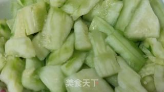 炝黄瓜的做法步骤：2