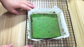 抹茶脆壳巧克力布朗尼，甜蜜白巧、奶香奶酪，集奶香和茶香于一身。的做法步骤：9