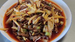 绝配，牛肉丝炒芹菜的做法步骤：10