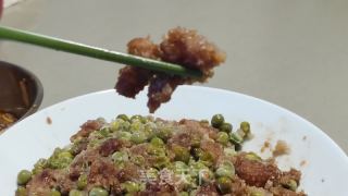 传统川菜豌豆渣肉的做法步骤：10