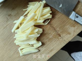 酸甜苹果儿菜的做法步骤：6
