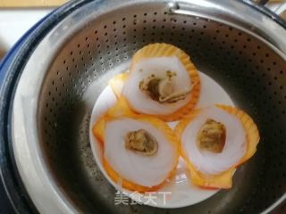 蒸扇贝的做法步骤：3