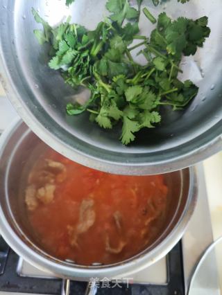 蕃茄肉片汤的做法步骤：8