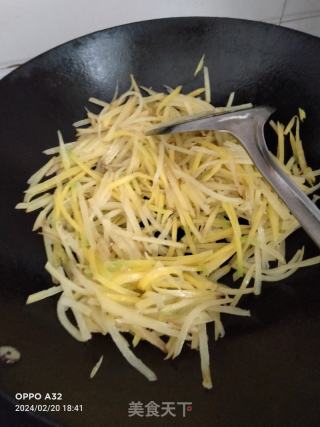 酸辣土豆丝的做法步骤：8