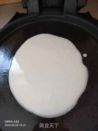 烙煎饼的做法步骤：5