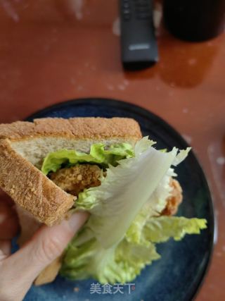 鸡排三明治的做法步骤：6
