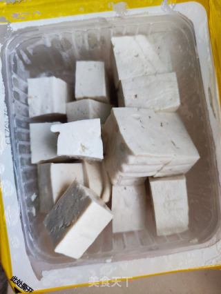白菜炖老豆腐的做法步骤：2