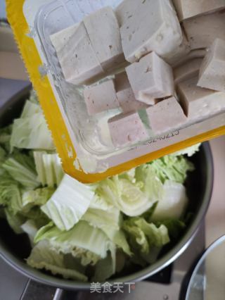 白菜炖老豆腐的做法步骤：6