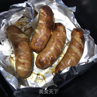烤芝士香肠的做法步骤：6