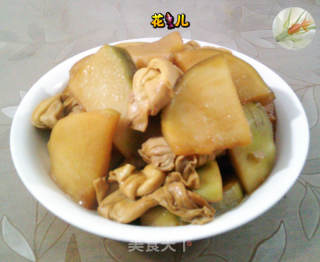 千张结烧大头菜的做法