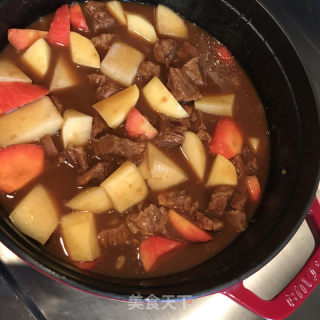 咖喱牛肉炖土豆的做法步骤：8