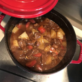 咖喱牛肉炖土豆的做法步骤：11