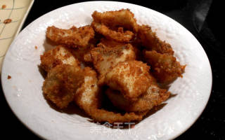 酥炸鱼块的做法步骤：7