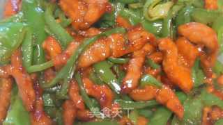 青椒肉丝的做法步骤：7
