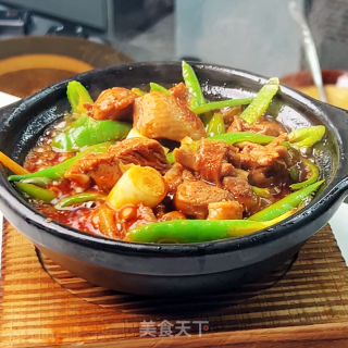 砂锅香辣鸭的做法