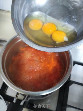 蕃茄鸡蛋面的做法步骤：4