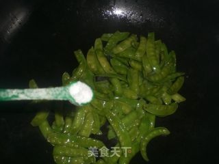 清炒豌豆荚的做法步骤：4