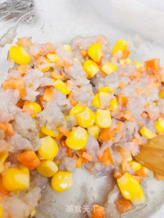 藕夹虾滑的做法步骤：2