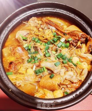 萝卜鸭架菌汤的做法步骤：4