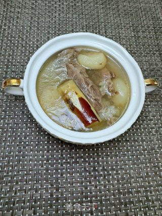 马蹄甘蔗煲羊骨汤的做法步骤：13