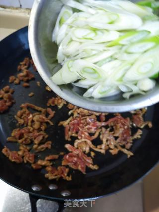 大葱炒肉丝的做法步骤：8
